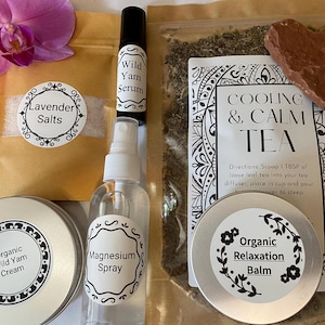Ambachtelijke cadeauverpakking met wilde yamcrème van Naturally Native, zelfzorg voor vrouwen, cadeau voor haar