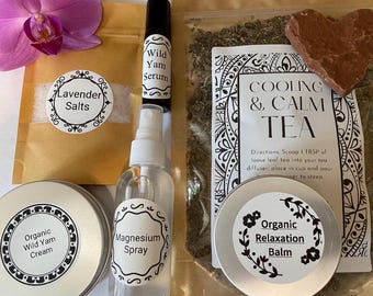 Organic Wild Yam Cream Gift Set: Self Care for Women's Health
