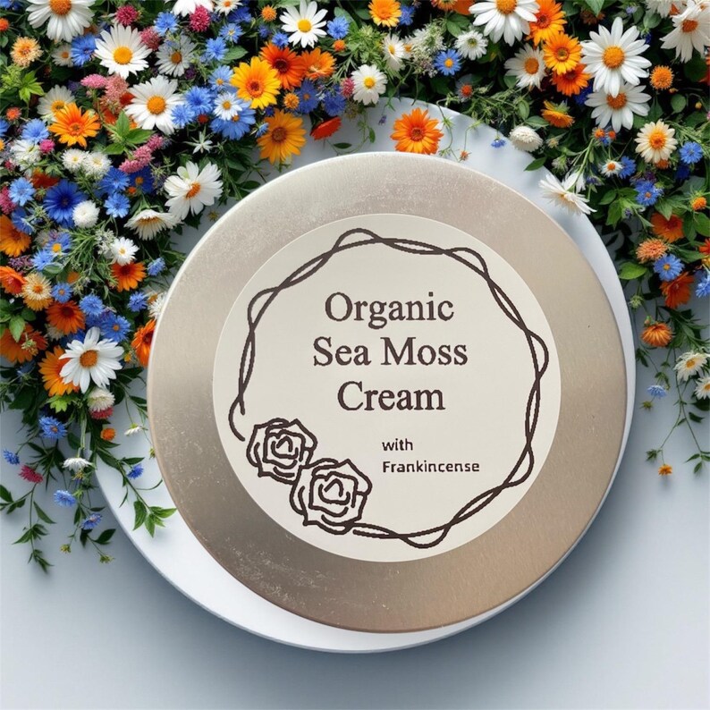 Nourish and rejuvenate your skin with our Organic Sea Moss Cream infused with Frankincense—rich in minerals, antioxidants, and anti-aging ingredients for a radiant, balanced glow. Ideal for all skin types.