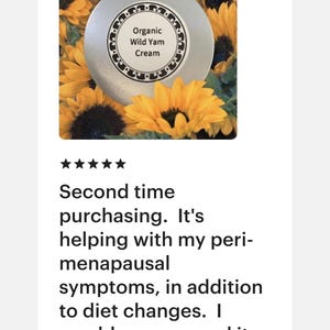 Organic Wild Yam Cream: Artisanal Women's Health, Lemon Scented image 18