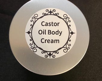 Secrets of Sedona Organic Castor Oil Cream: Unscented Body Butter Salve, No Mess Use