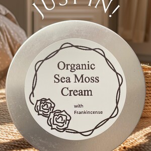 Nourish and rejuvenate your skin with our Organic Sea Moss Cream infused with Frankincense—rich in minerals, antioxidants, and anti-aging ingredients for a radiant, balanced glow. Ideal for all skin types.