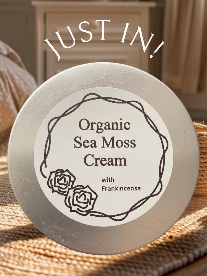 Nourish and rejuvenate your skin with our Organic Sea Moss Cream infused with Frankincense—rich in minerals, antioxidants, and anti-aging ingredients for a radiant, balanced glow. Ideal for all skin types.