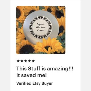 Organic Wild Yam Cream: Artisanal Women's Health, Lemon Scented image 17