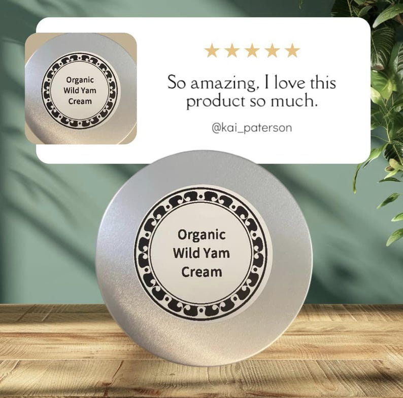 Artisanal organic wild yam cream is made with organic clean ingredients for luxurious texture and long lasting comfort. Naturally Native's wild yam cream is packaged in a plastic free, metal tin that is easy to use. Scented lightly with a fresh lemon scent for enjoyment through the day.