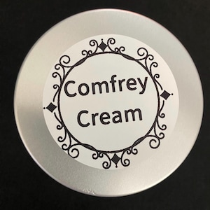 Organic Comfrey Salve Cream Ointment Salve with Castor Oil, Organic Skincare, Herbal Gift, Holistic, Natural Body Care, Natural Remedy