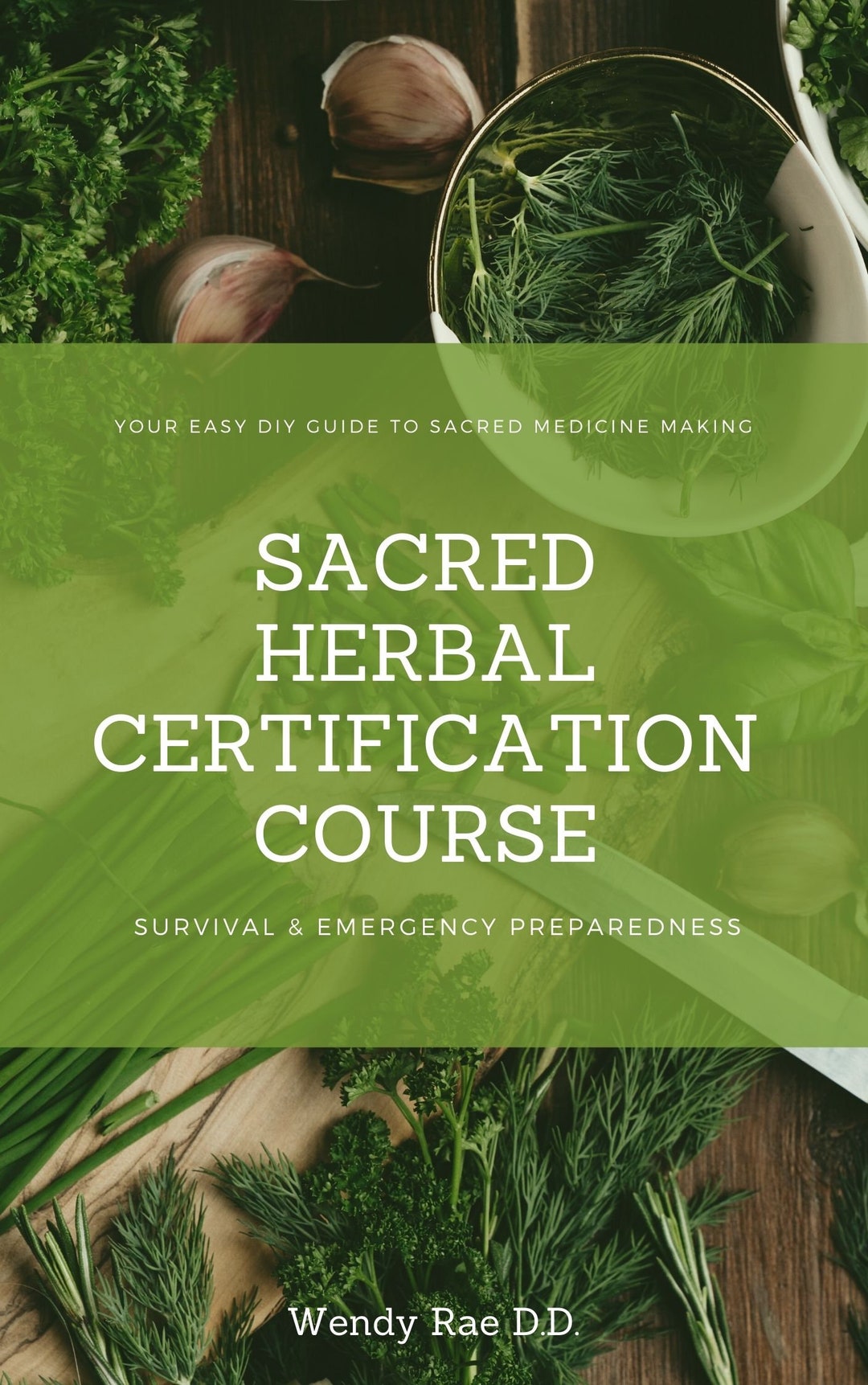 Sacred Herbal Medicine Course Herb Course Online for Etsy