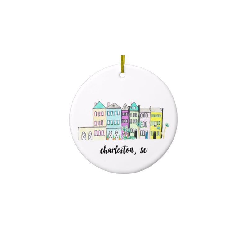 Island Haus Co. Rainbow Row Ornament - Thumbnail 3
