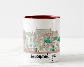 Savannah Mug; Savannah Coffee mug; Coffee Mug; Coastal; Savannah;