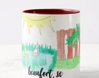 Beaufort Sc Mug | Etsy