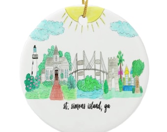 Saint Simons, GA Ornament