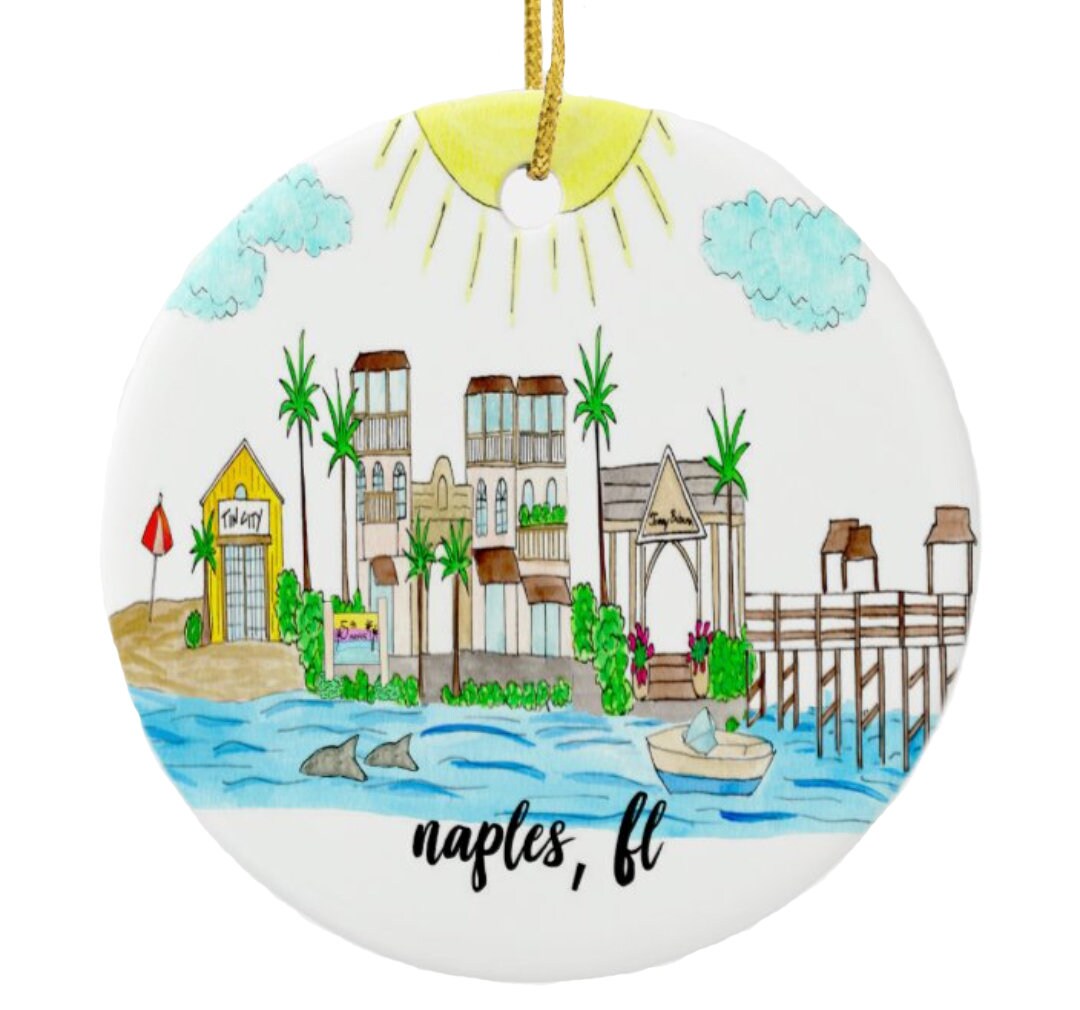 Naples, FL Ornament Etsy