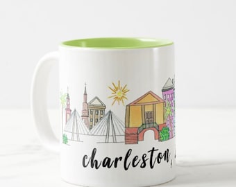 Charleston Coffee Mug; Coffee mug; Coastal Mug; Charleston;