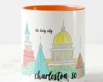 Holy City, SC Coffee Mug; South Carolina; Coffee Mug;