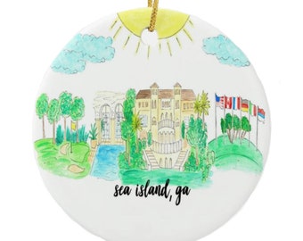 Sea Island, GA Ornament