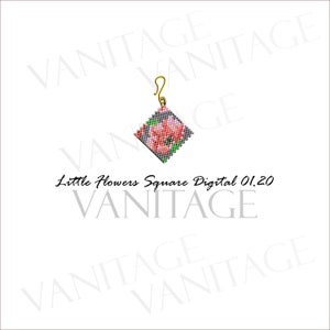 Earrings Peyote Pattern Peyote stitch PDF instant Download beadwork earrings to make jewelry image 1