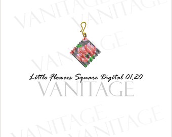 Earrings Peyote Pattern -  Peyote stitch PDF instant Download - beadwork earrings to make jewelry