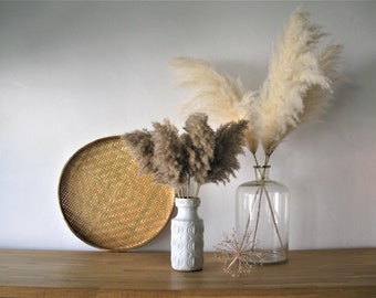 VINTAGE BOHO - Decorative wall basket - decorative bowl - tray - bamboo - ca 53 cm - XL