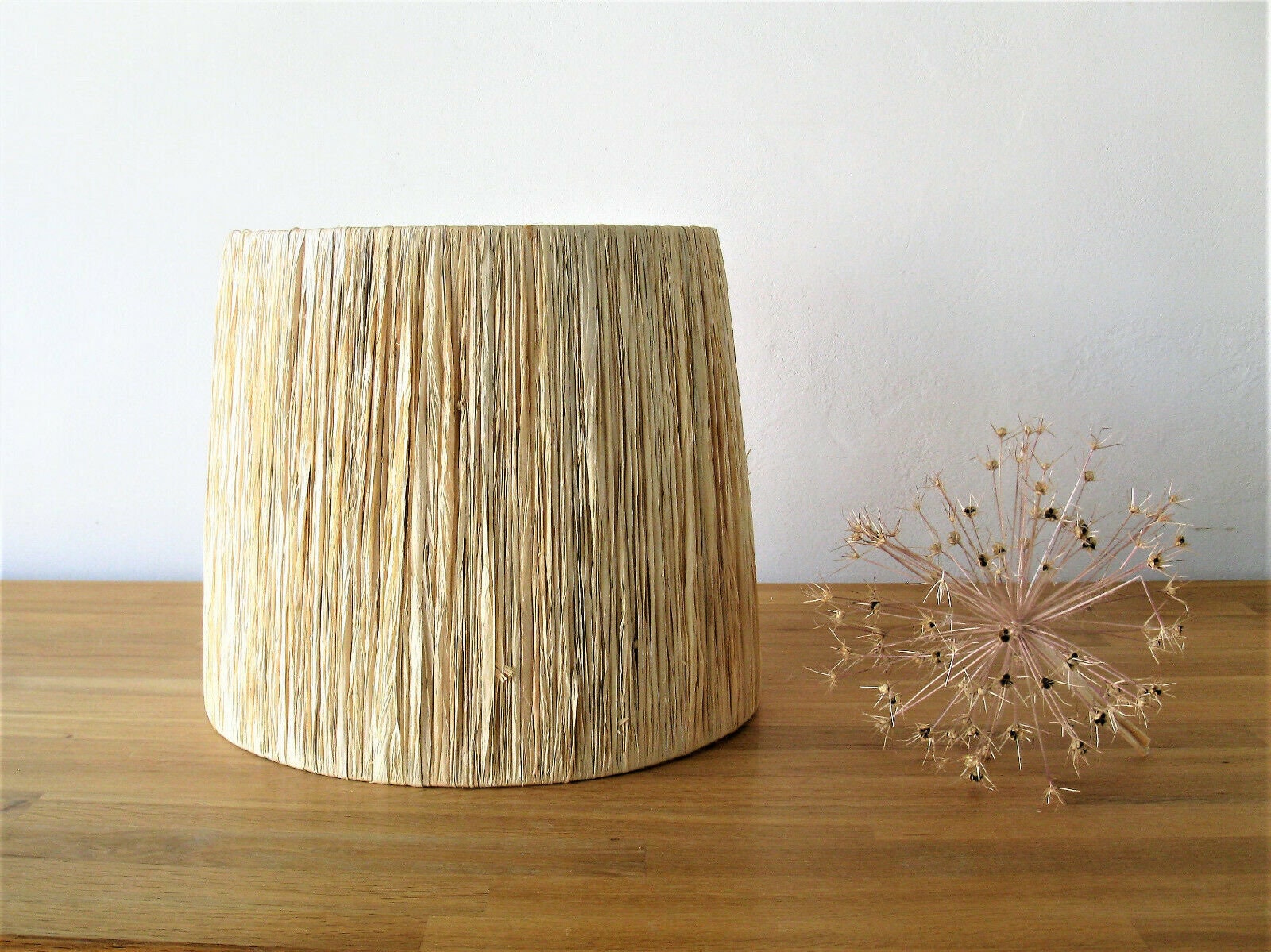 Produktbild von Boho Lampenschirm Vintage Rattan-Lampenschirm - Natürlicher Augenschutz Für Pendelleuchten Rattan Lampenschirm Vintage