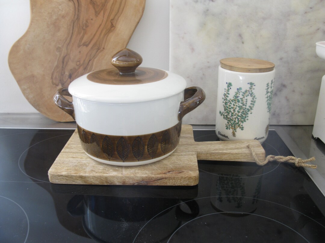 VINTAGE R0RSTRAND, Sweden KOKA Refractory Filler With Lid Terrine Dia