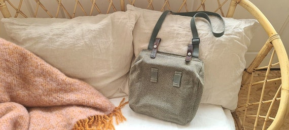 VINTAGE - Swiss Army Bread Bag - Shoulder Bag - Bread Bag - Salt 