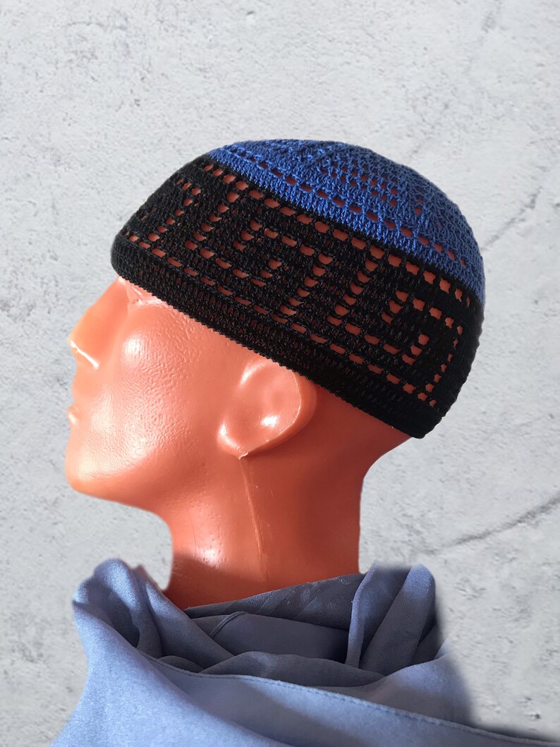 Kufi Kufi hat men Skull cap Summer hat Crochet hat Handmade Etsy