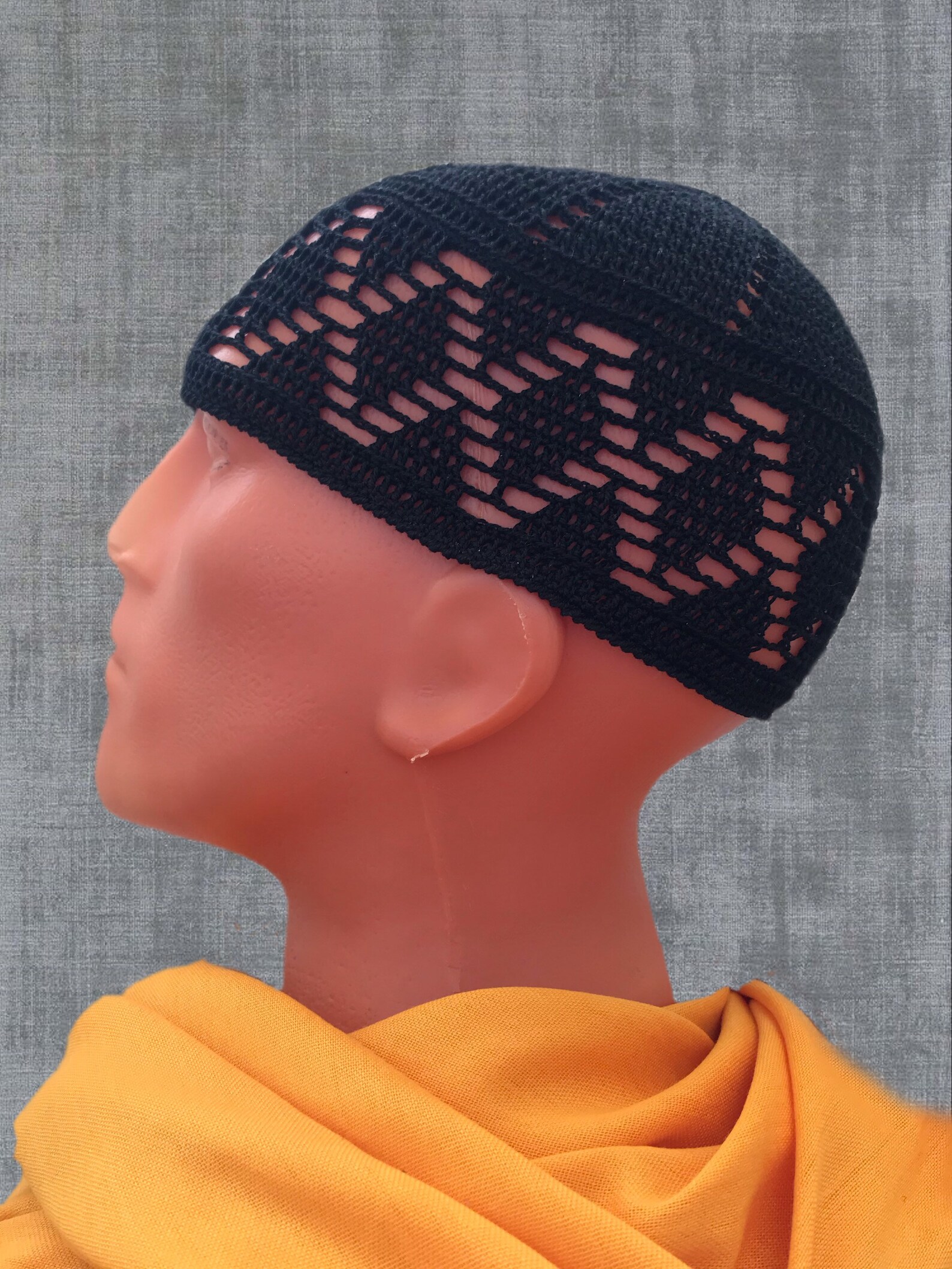 Kufi hat men Kufi White skull cap Kuficap Muslim cap Summer Etsy