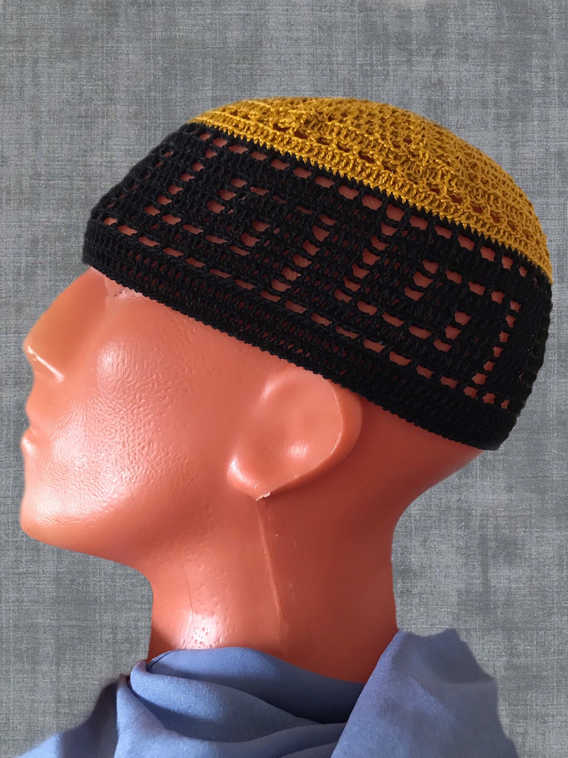 Kufi Kufi hat men Skull cap Summer hat Crochet hat Handmade Etsy