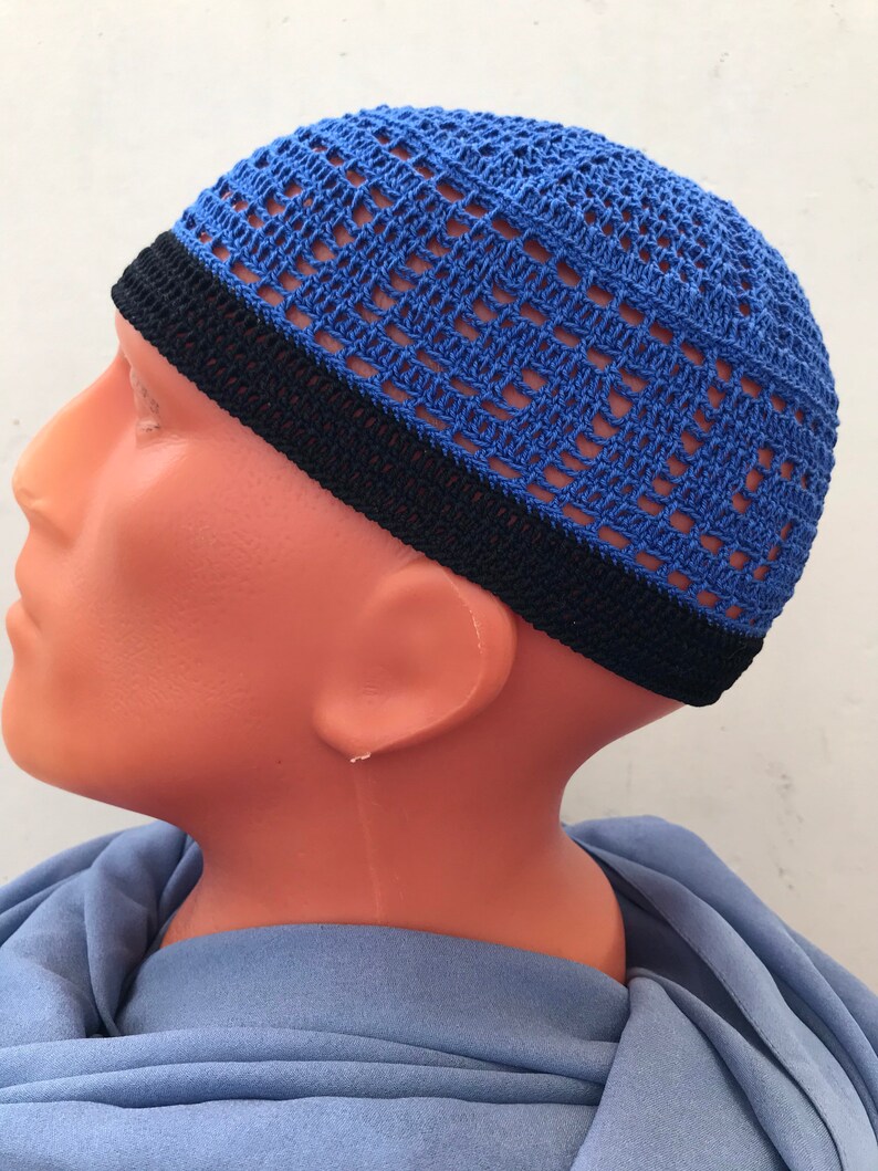 Kufi Kufi hat men Skull cap Summer hat Crochet hat Handmade Etsy