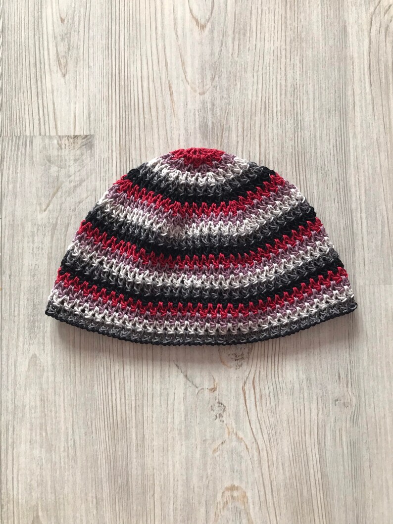 Crochet mandala hippie cotton skull cap 