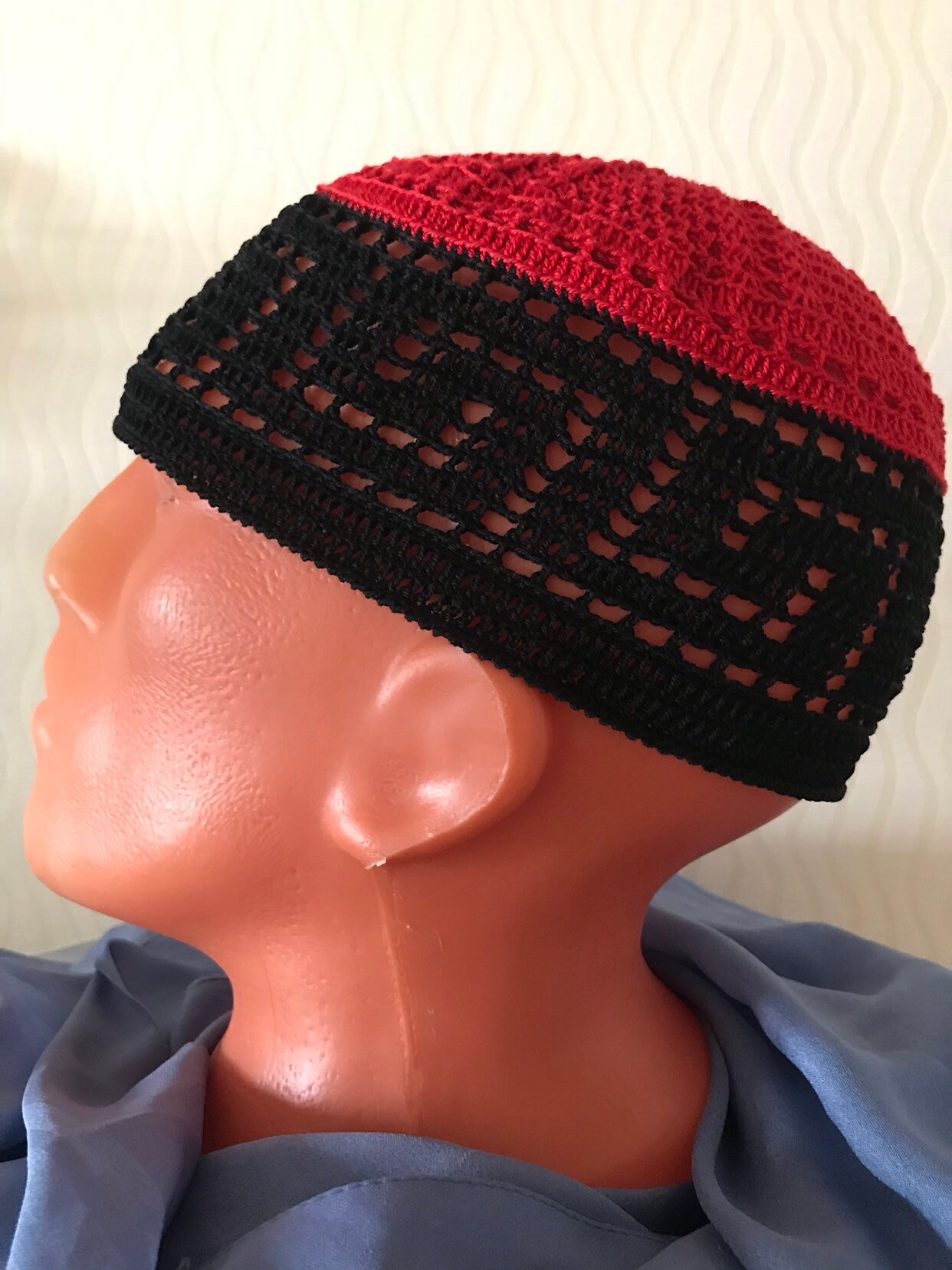 Kufi Kufi hat men Skull cap Summer hat Crochet hat Handmade Etsy