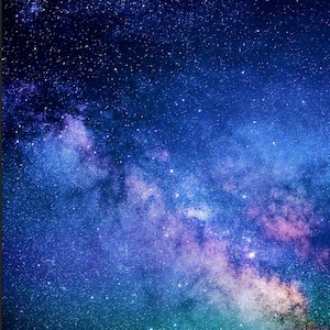 Purple Galaxy Digital background paper - space night sky clip art,  Nebula , Instant Download, scrapbook papers