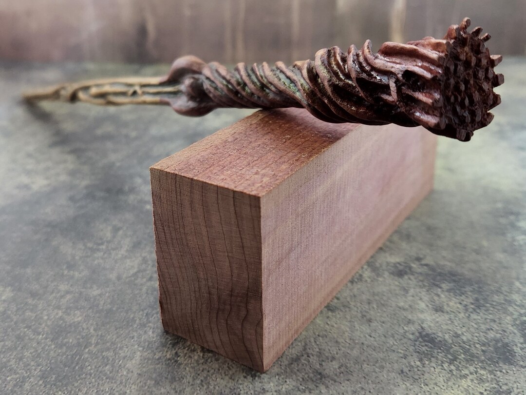 Tree of Life Cedar Magic Wand, Unicorn Hair Core - Etsy Canada