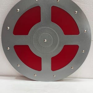 Medieval Viking Battle-Worn Shield, Handmade Wooden Round Shield, Authentic King Warrior Shield Viking Cosplay Prop Norse Armor Decor Shield