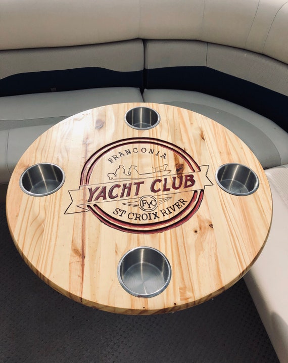 Custom Boat Table made to order designs with marinegrade Etsy