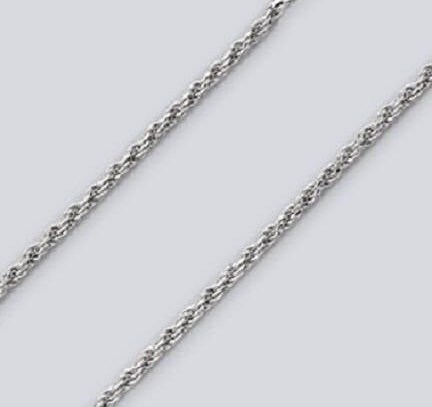 Rope Necklace Chain -- 26 Inch* (1.7mm* Width) -- Sterling Silver ...