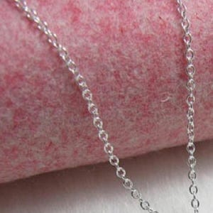 O Cable (Anchor) Necklace Chain -- Sterling Silver -- 2mm Width* -- Available in Lengths 16&quot; to 30&quot; -- MADE IN ITALY