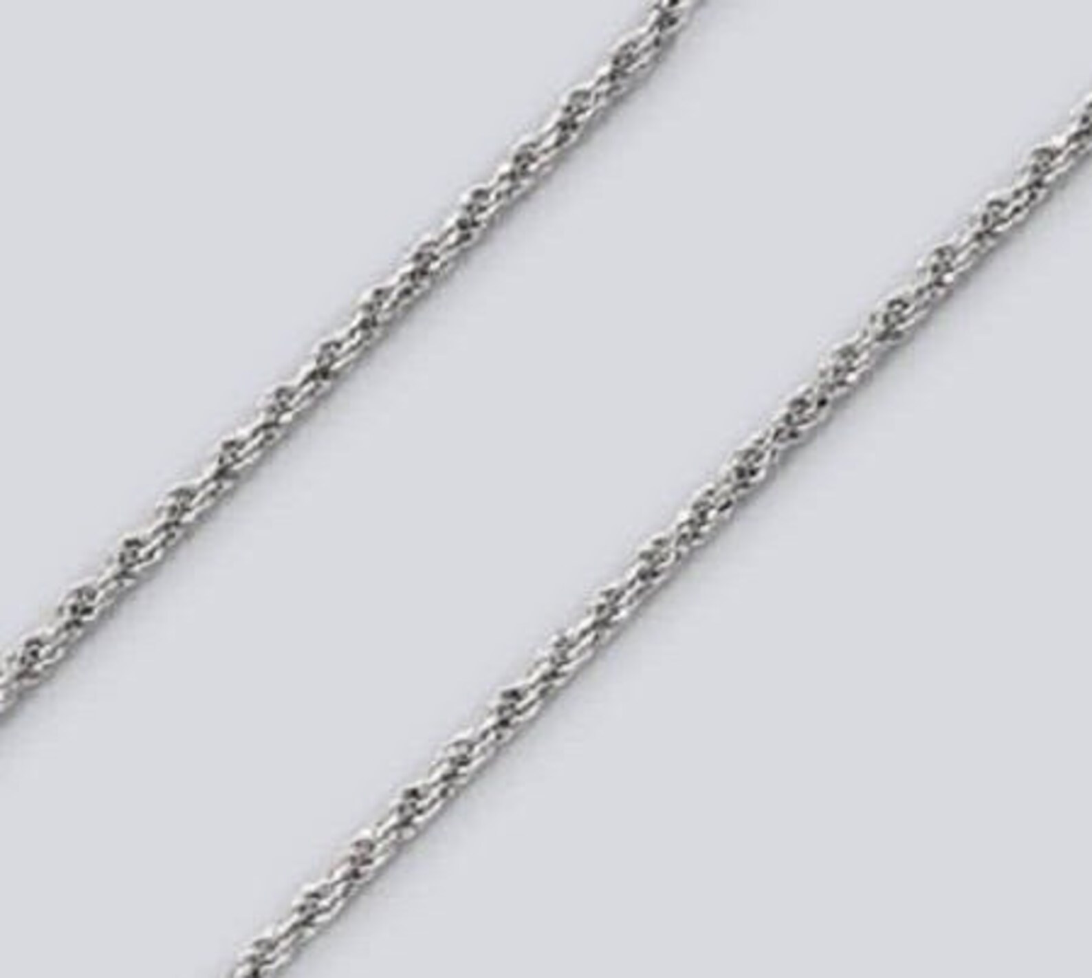 Rope Necklace Chain 24 Inch 1.7mm Width Sterling - Etsy