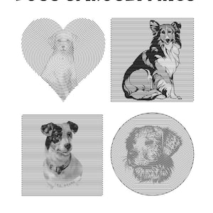 20 Dogs Spiroglyphics Printable, Instant Download Printable Coloring Pages, Dogs Line Drawings Printable