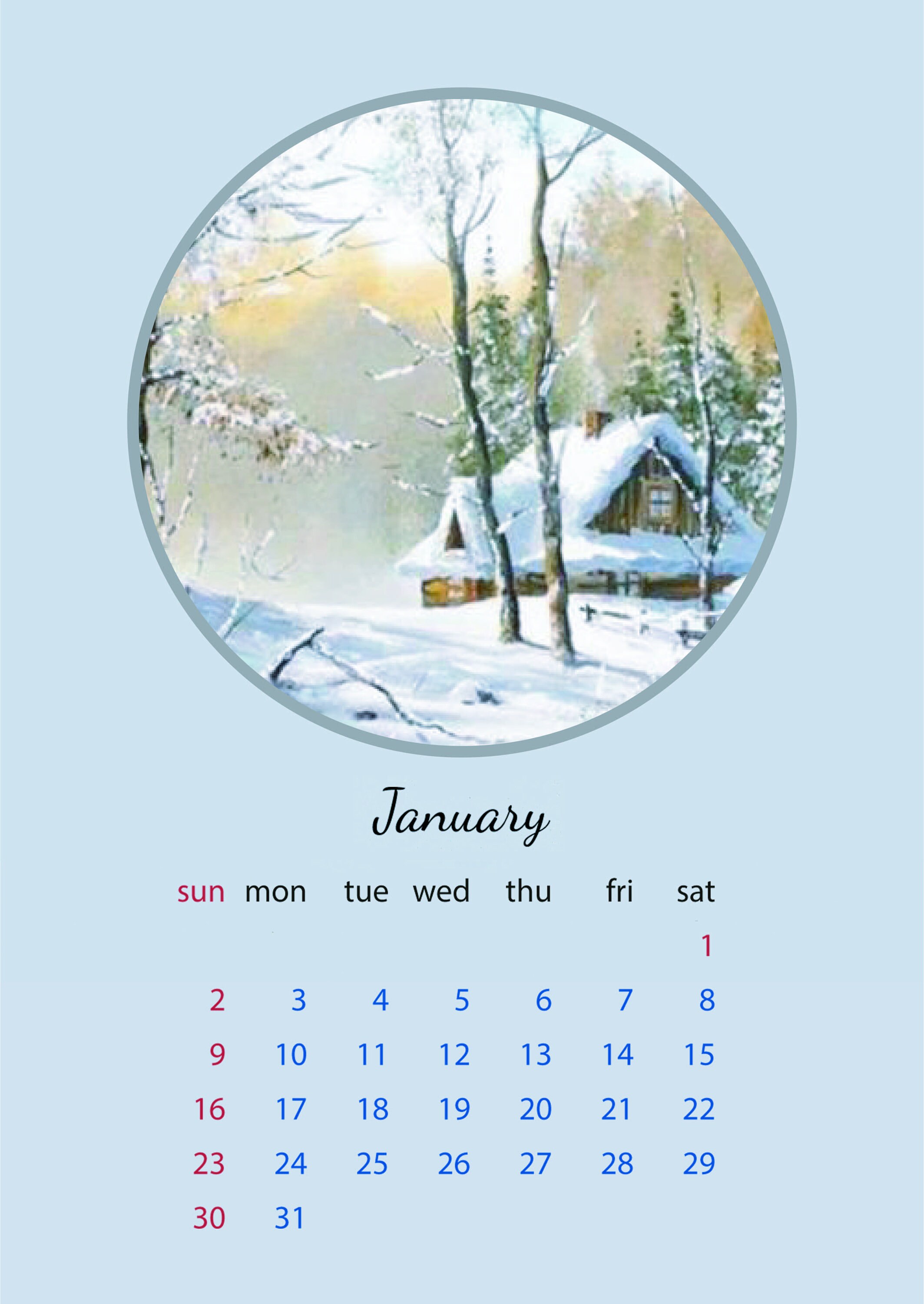 2022 Seasons Calendar Colorful Monthly Season Images Calendar 2022  Printable A3 A4 Sizes 2022 Calendar Instant Download 2022 Calendar - Etsy