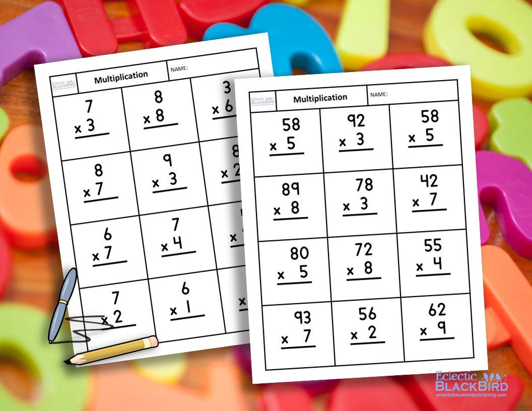 Mutliplication Practices Multiplication Practices Worksheets | PDF Multiplication for Beginners ...