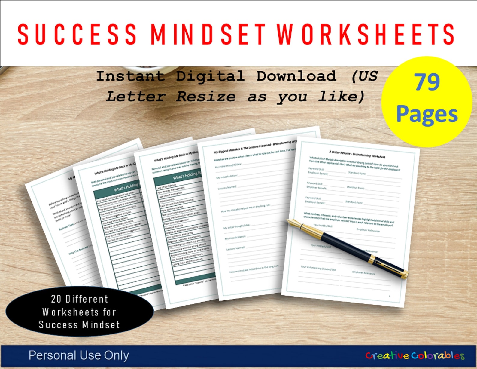 Developing Your Skill Set Worksheet.pdf Success Mindset Worksheet Printable | Developing A Successful Mindset ...
