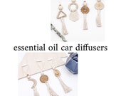 Essential Oil Car Diffuser Macramé Car Diffuser Tassel Car Diffuser Rattan Car Diffuser