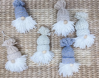 Gnome garland | Christmas winter gnome ornament | minimal Christmas decor