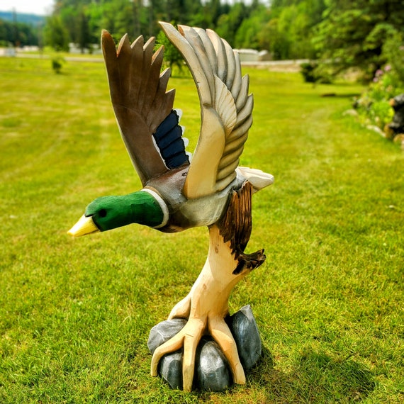 Flying Duck Best Duck Hunter in the World - Cedar Ornament Flying Duck Best Duck Hunter in the World - Cedar Ornament