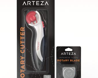 Arteza 28mm Quilting Rotary Cutter & 5 Replacement Blades (SKS-7, Set of 6)