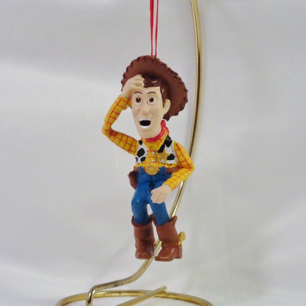 Disney-PIXAR Woody Christmas Tree Collectible Vintage Ornament Toy Story 2 Cowboy Andy Davis Buzz Lightyear Holiday Gift Santa Claus