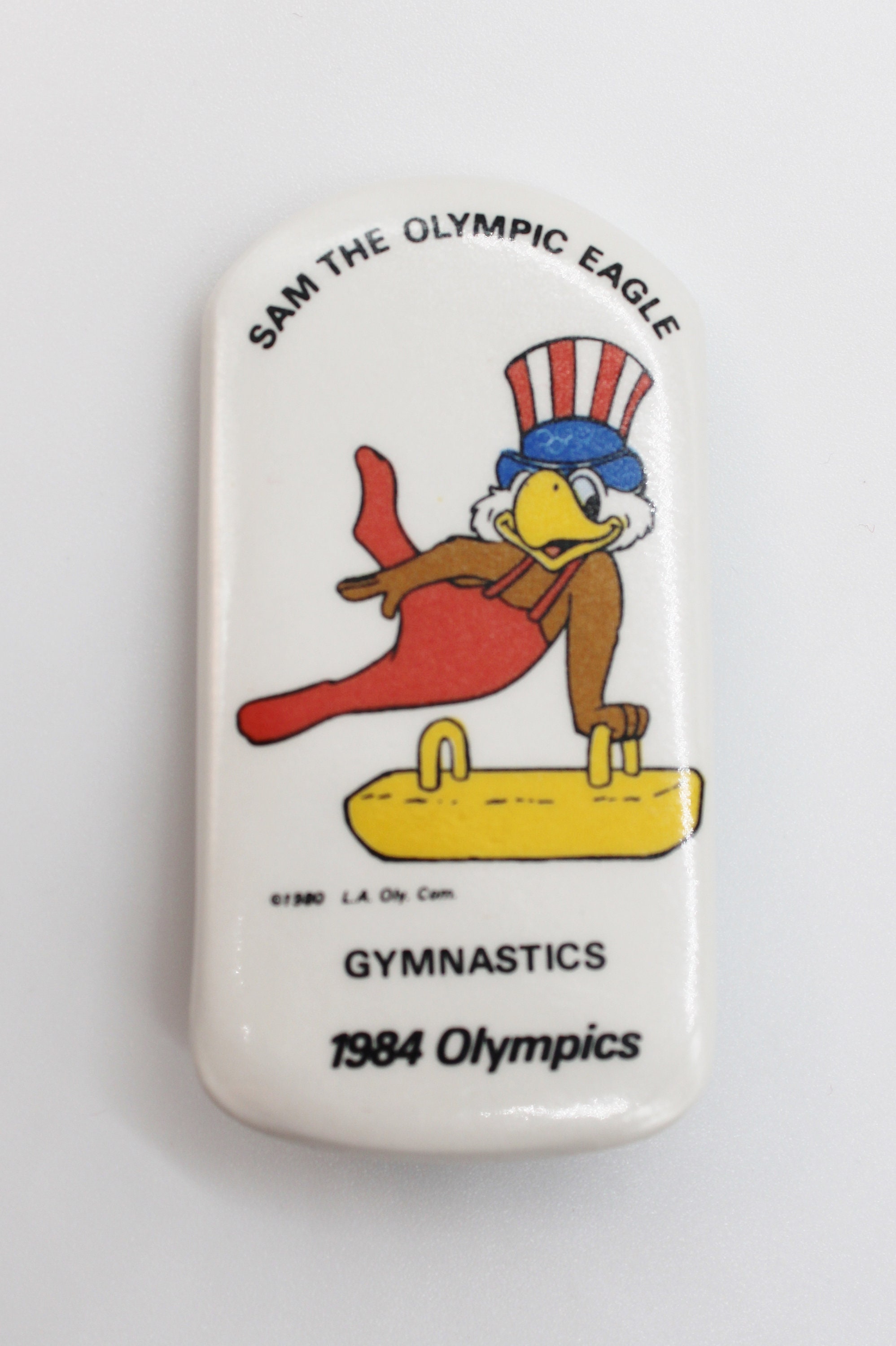 1984 Los Angeles Summer Olympics Collectible Pins, Sam the Olympic