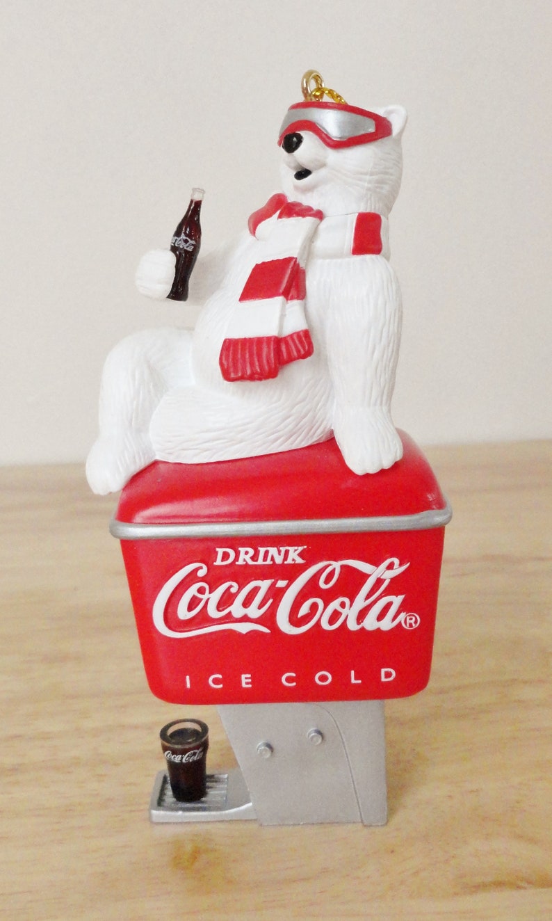Cocacola Polar Bear Collection Christmas Tree Vintage Collectible