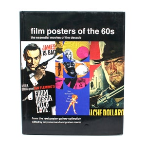 Film Posters of the 60s: The Essential Movies of the Decade, Hardcover 1997, Tony Nourmand, Graham Marsh, Vintage Cinema Collectible Books